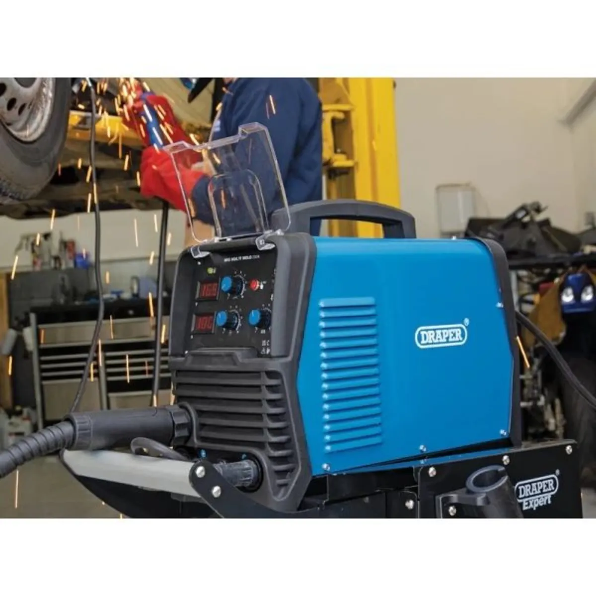 Draper Gas/Gasless MIG Inverter Multi-Welder, 200A - Image 4