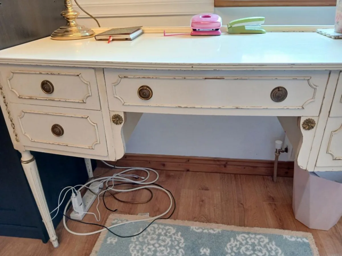 Regency Edwardian dressing table / writing desk - Image 3