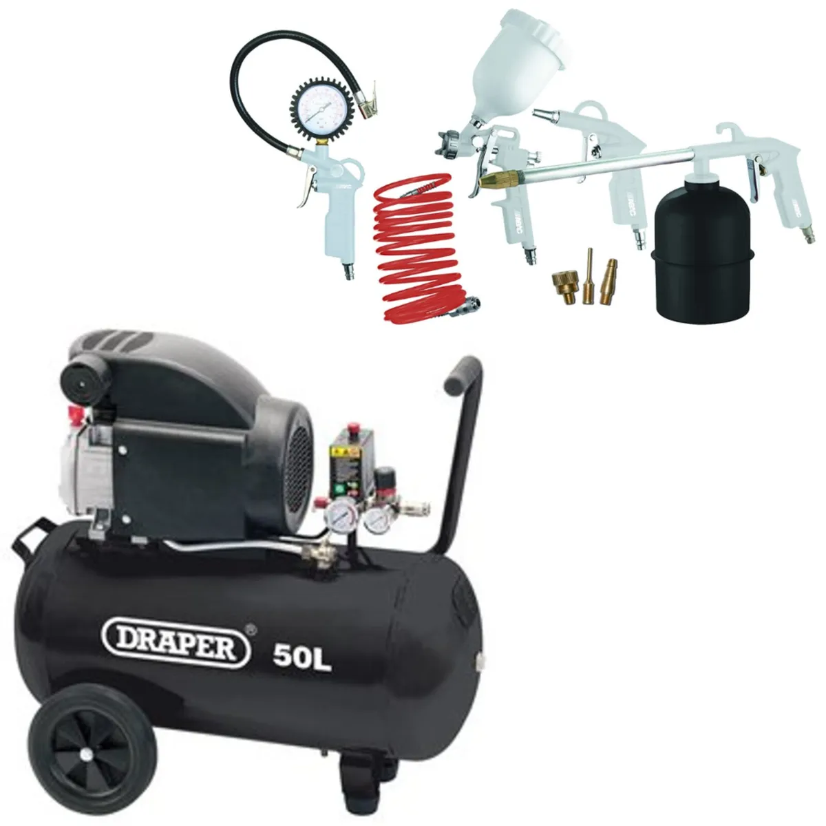 Compressor & 5 Piece Kit