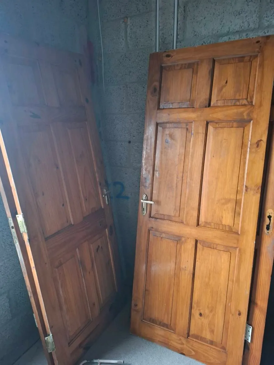 6 panel pine doors - Image 1