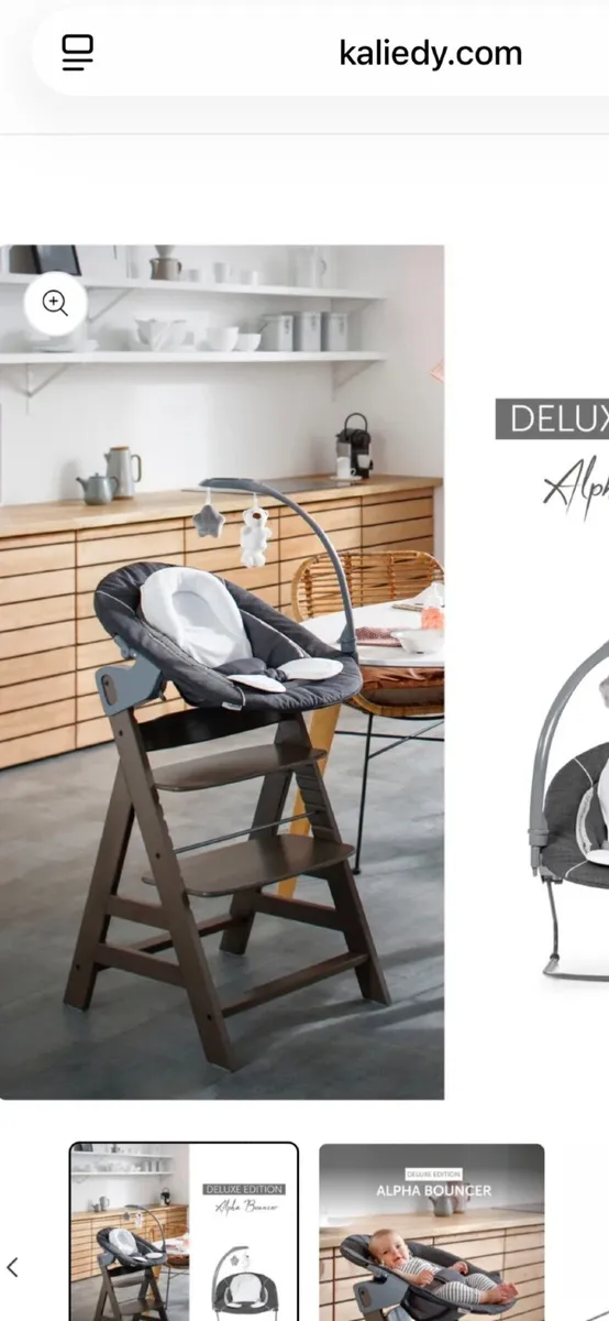 Alpha Highchair and Bouncer - Image 3