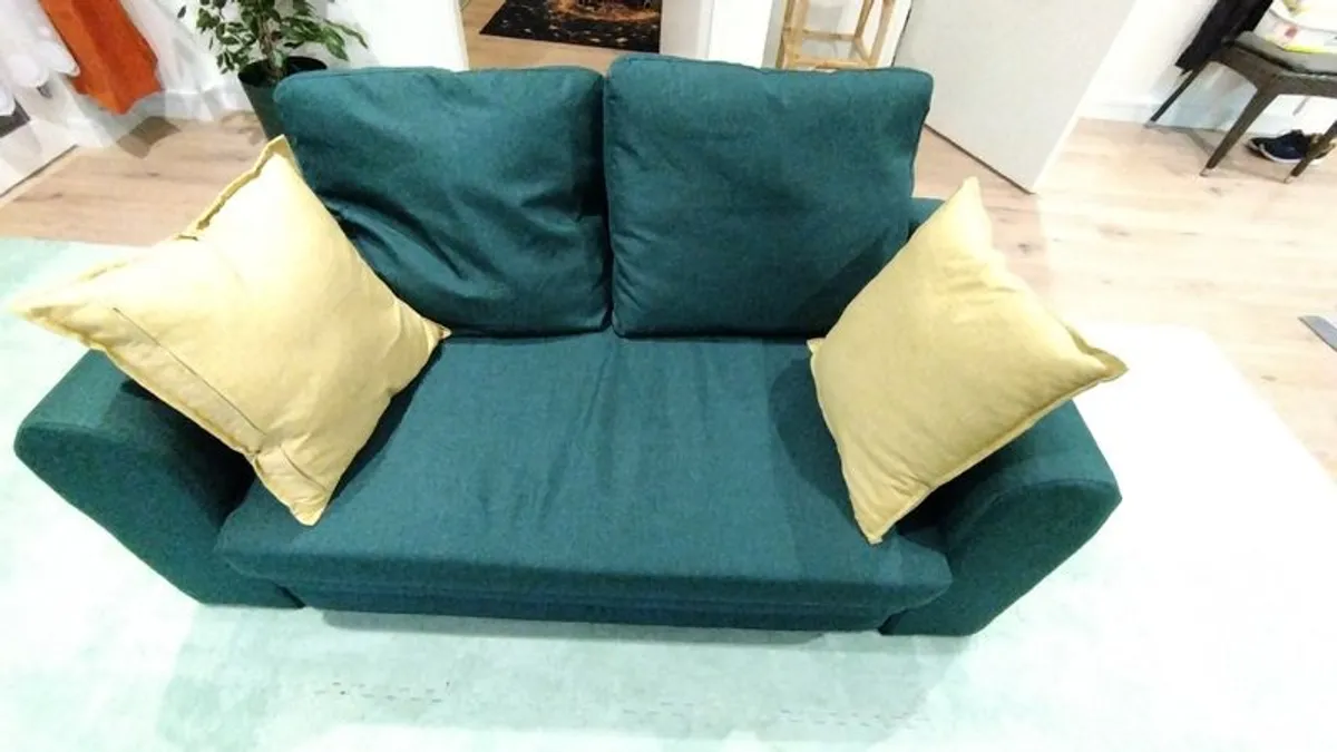 2-seater sofa bed with 1 armchair (2+1set) - Image 3
