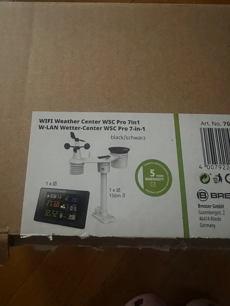 WiFi Weather Centre WSC Pro 7in1 - Image 3