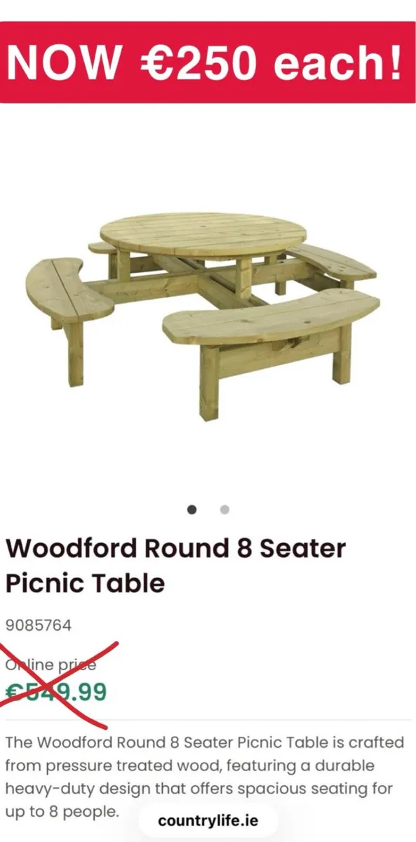 Garden / Pub Bench 🌳 - Image 2