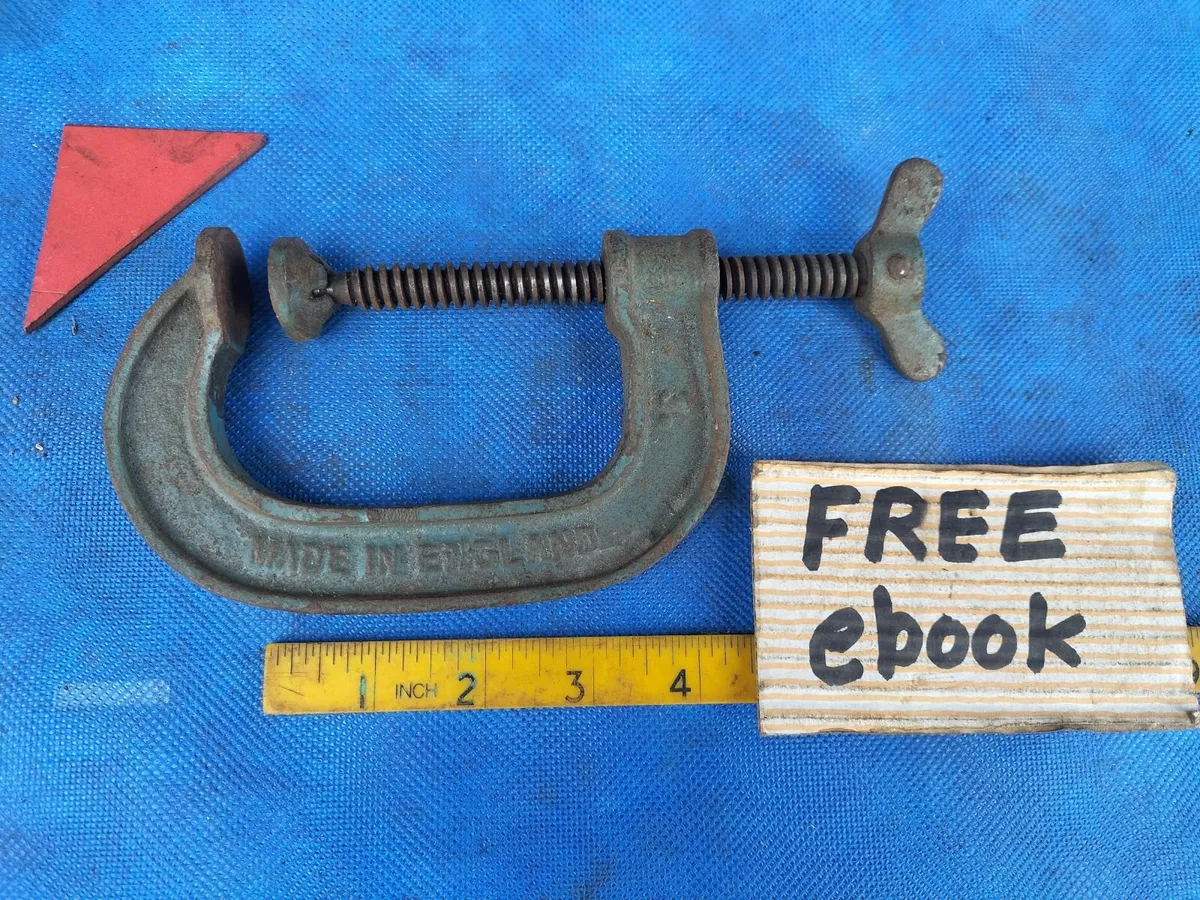 3" Cast Iron G clamp - Image 1