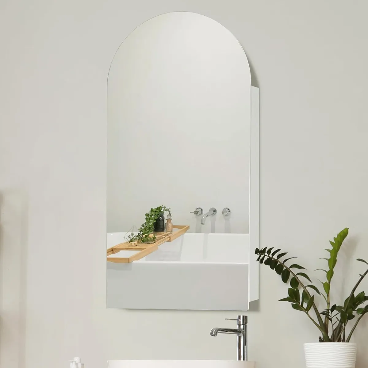 Bathroom Mirror Cabinets Mirrored for Wooden - Image 1