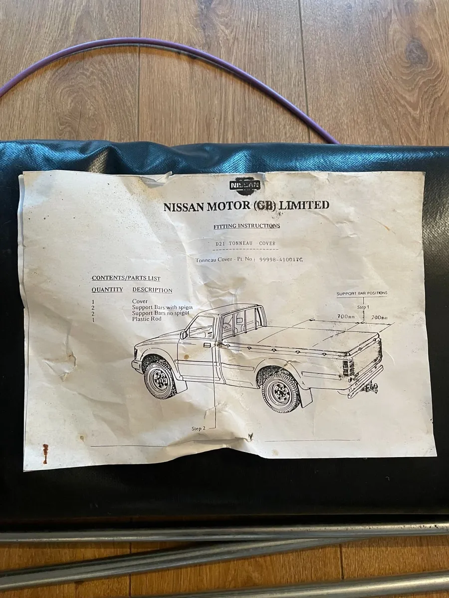 Nissan D21 Tonneau Cover Brand New, Deadstock - Image 1