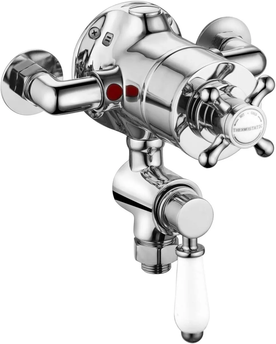 Downton T88 Single Shower Unit Outlet Twin - Image 1