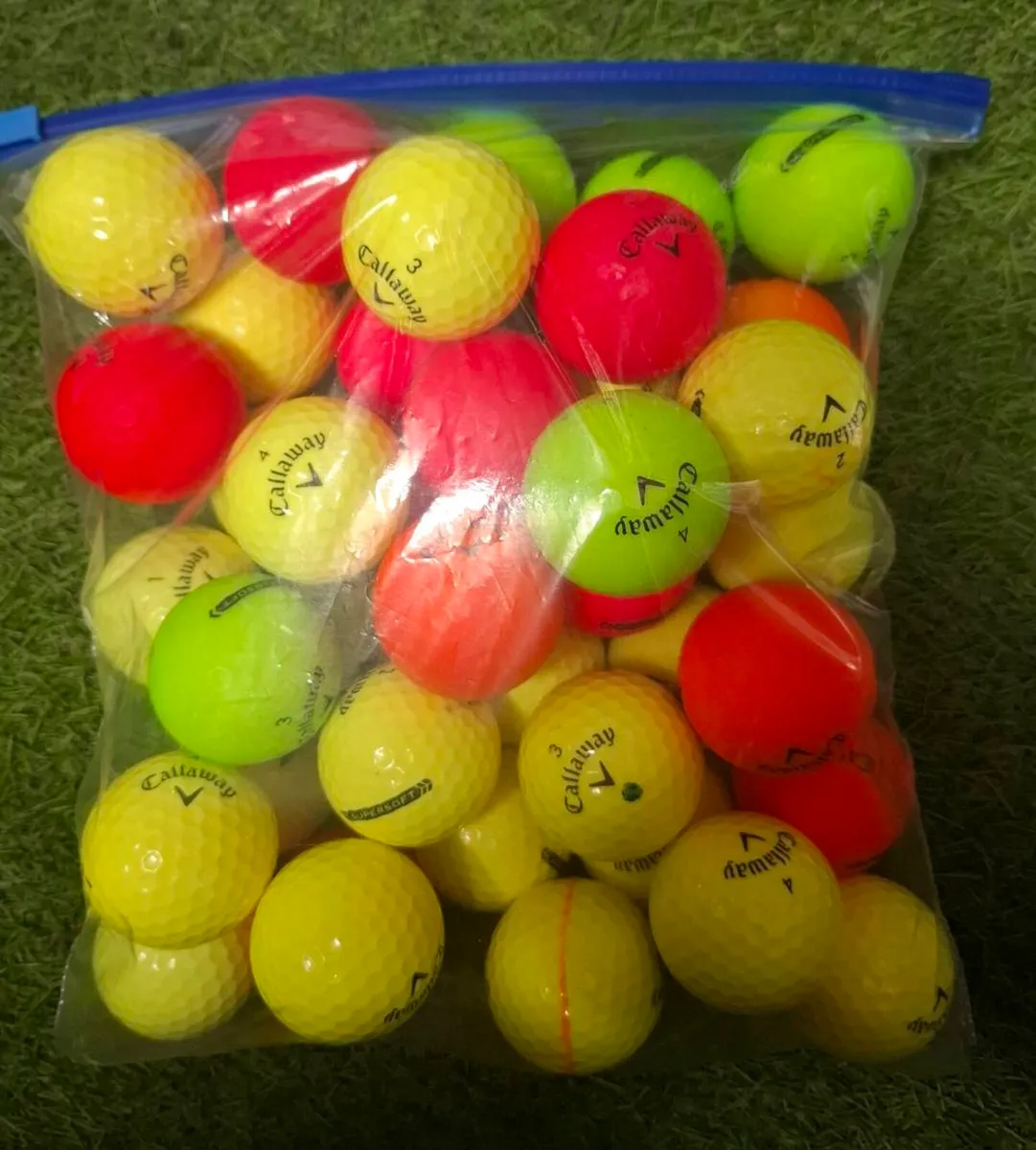 50 COLOURED CALLAWAY SUPERSOFT