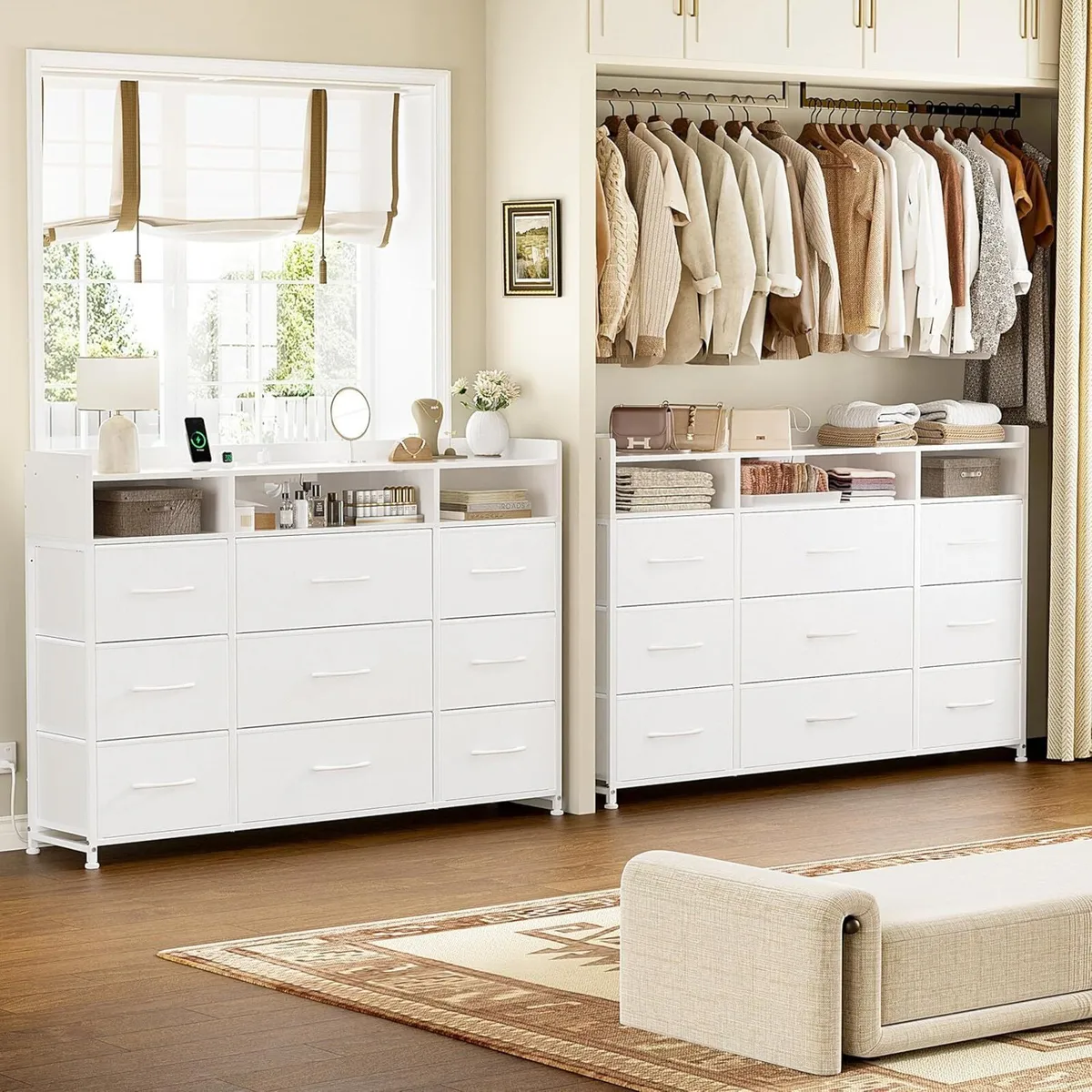 Chest of Drawers with Charging Station and LED - Image 3