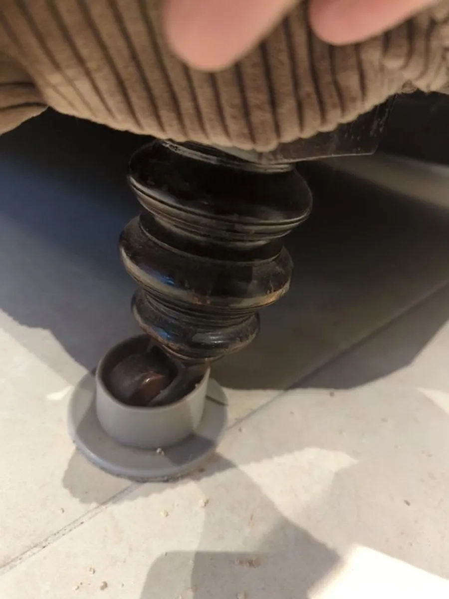 Victorian rolltop two seater couch - Image 2