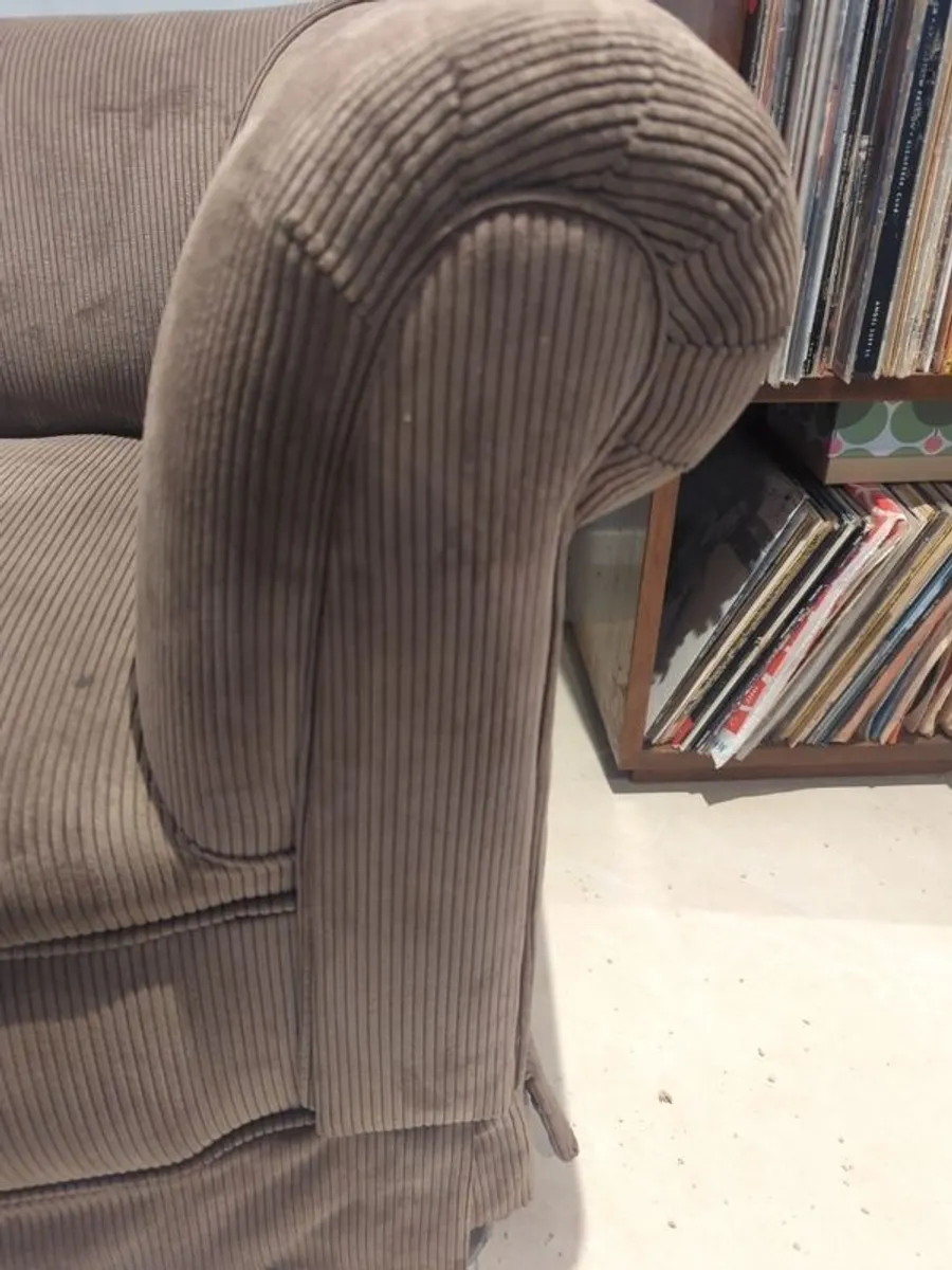 Victorian rolltop two seater couch - Image 3