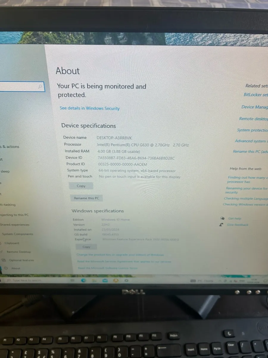 Dell PC monitor keyboard mouse working well - Image 4