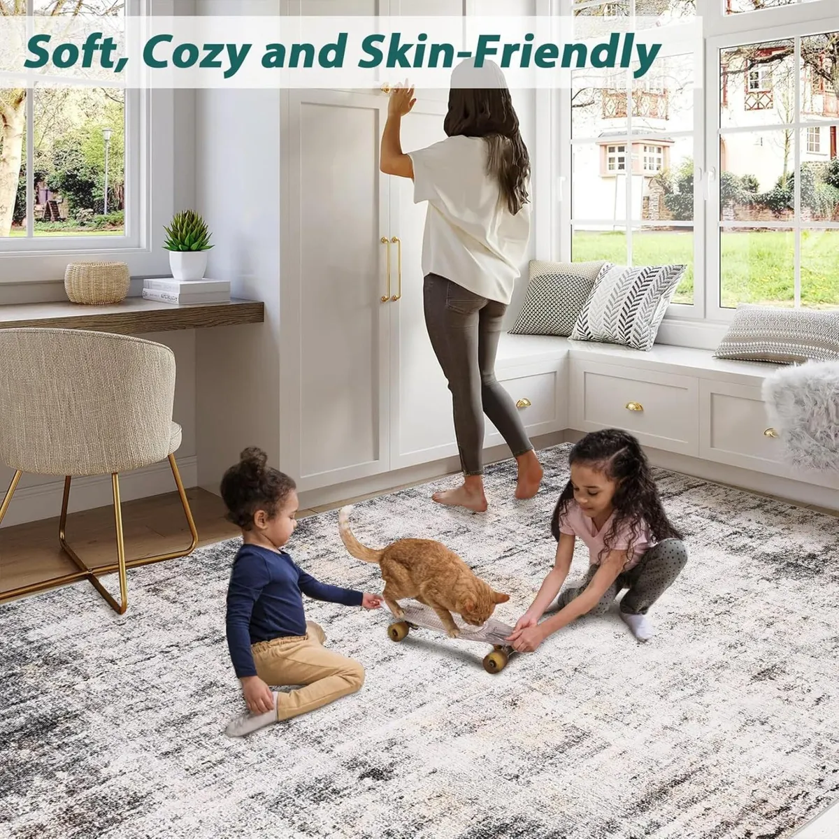 Rugs for Living Room 160x230cm Machine Washable - Image 4