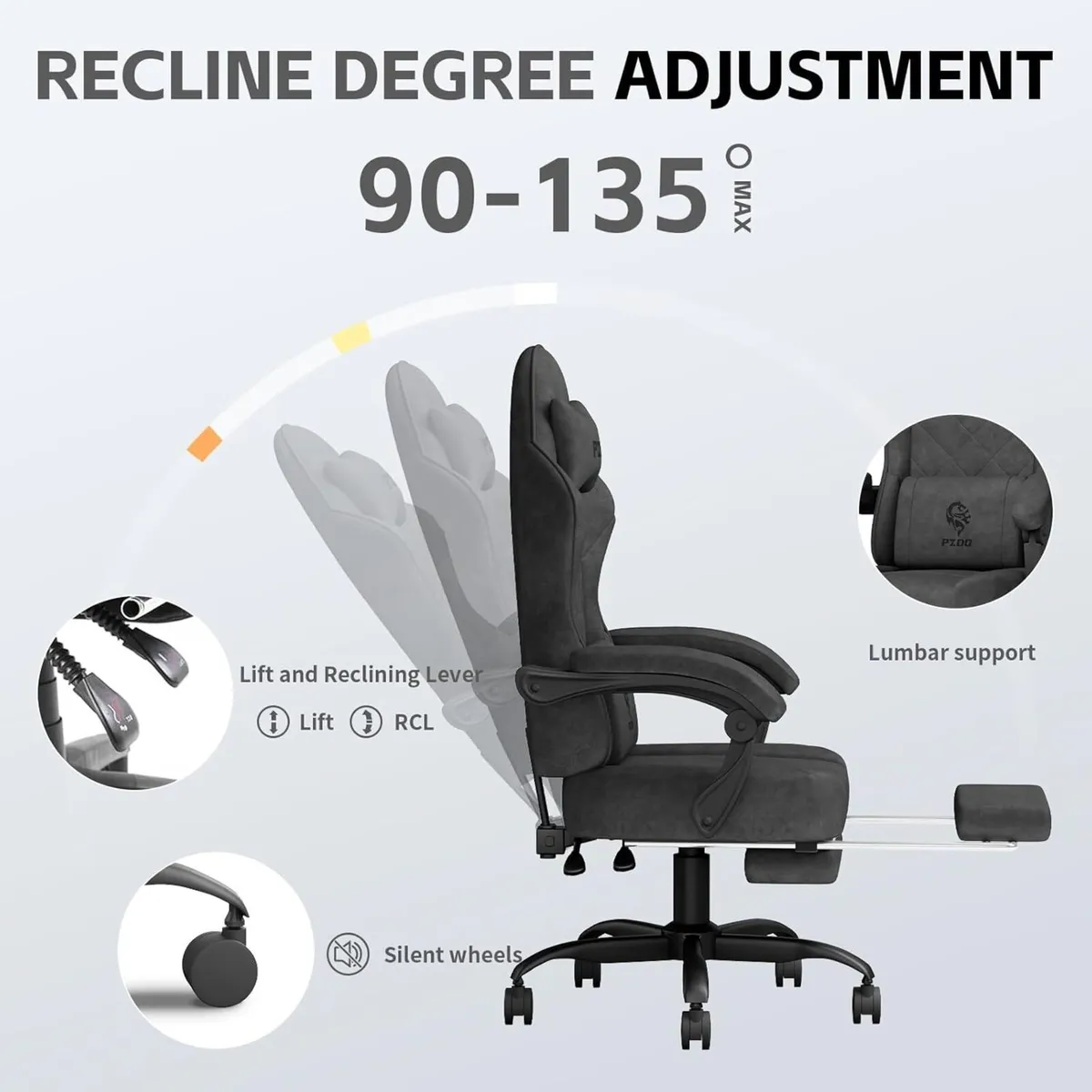 Gaming Chair Chairs for Adults Ergonomic Computer - Image 4