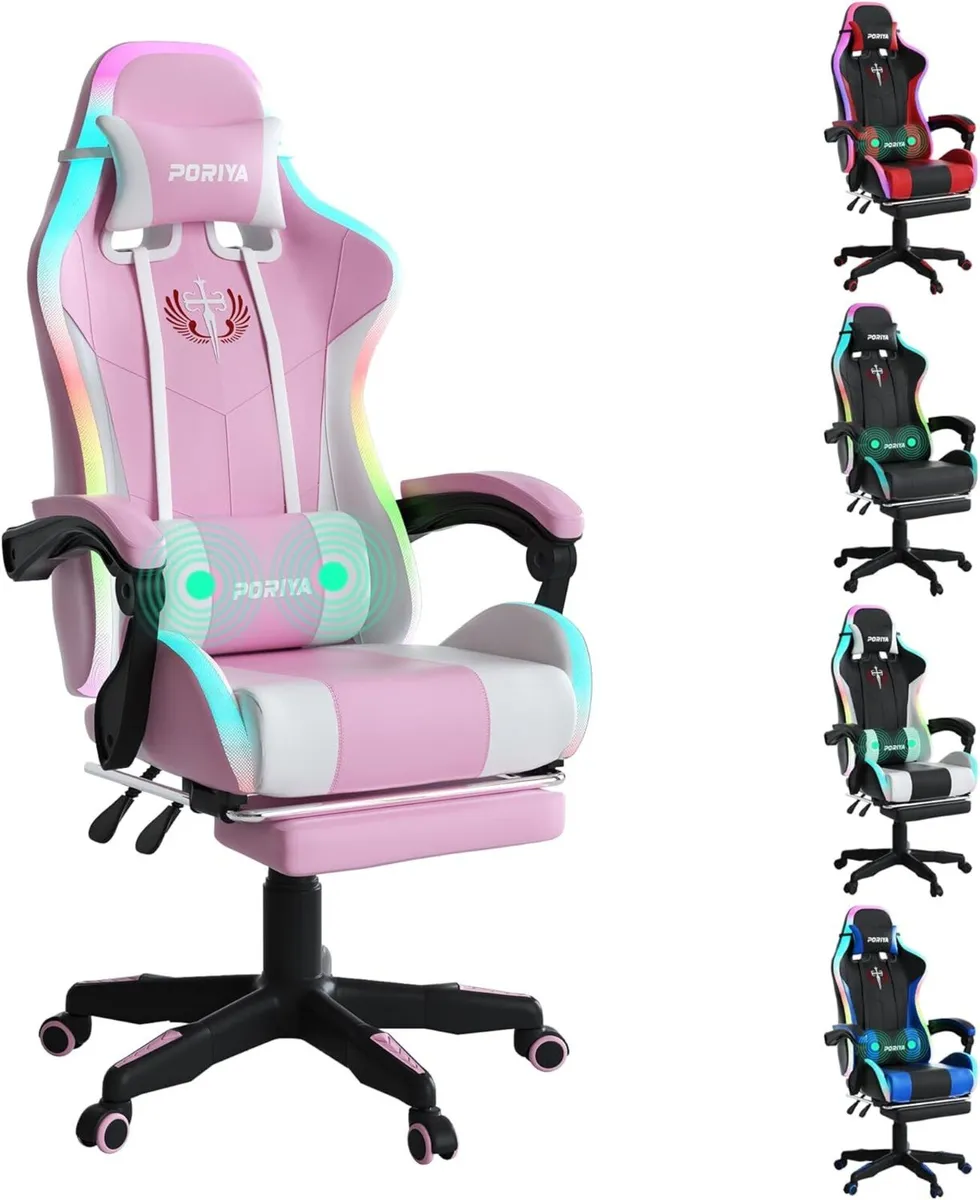 Gaming Chair with Adjustable Backrest Ergonomic - Image 1