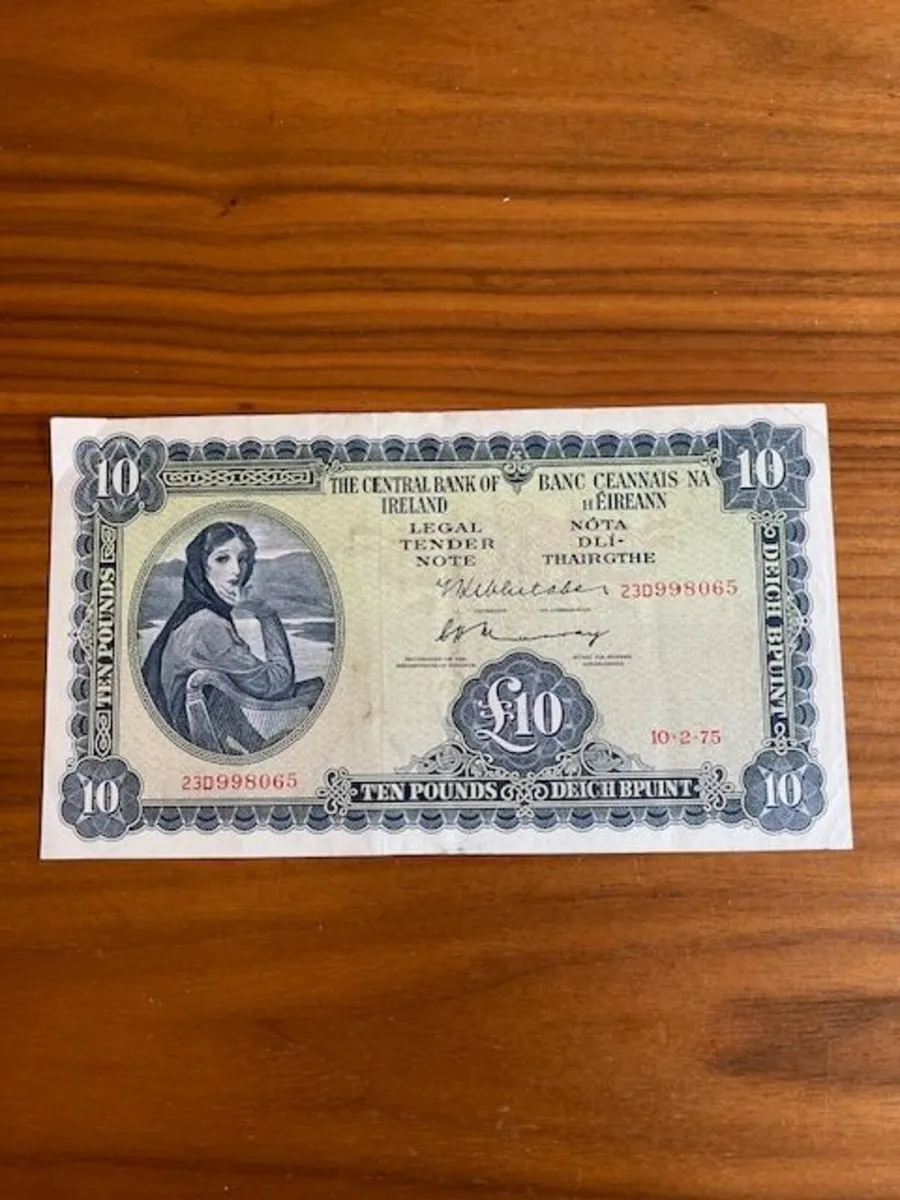 10 Pound Lavery Note - 60 Euros - Image 1