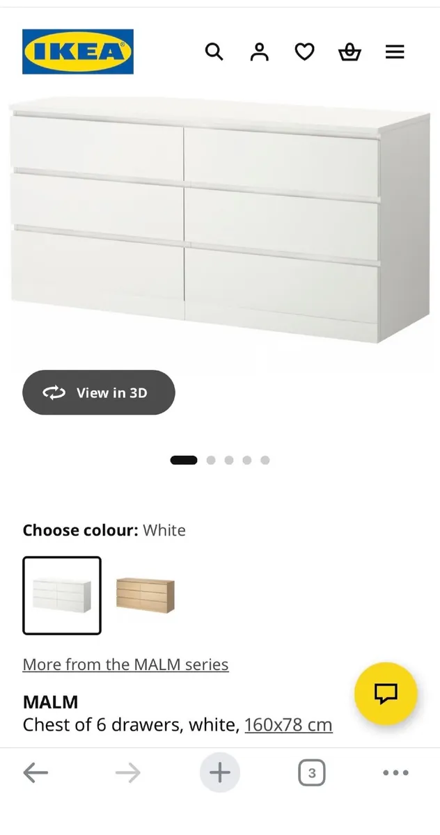 Chest of drawers