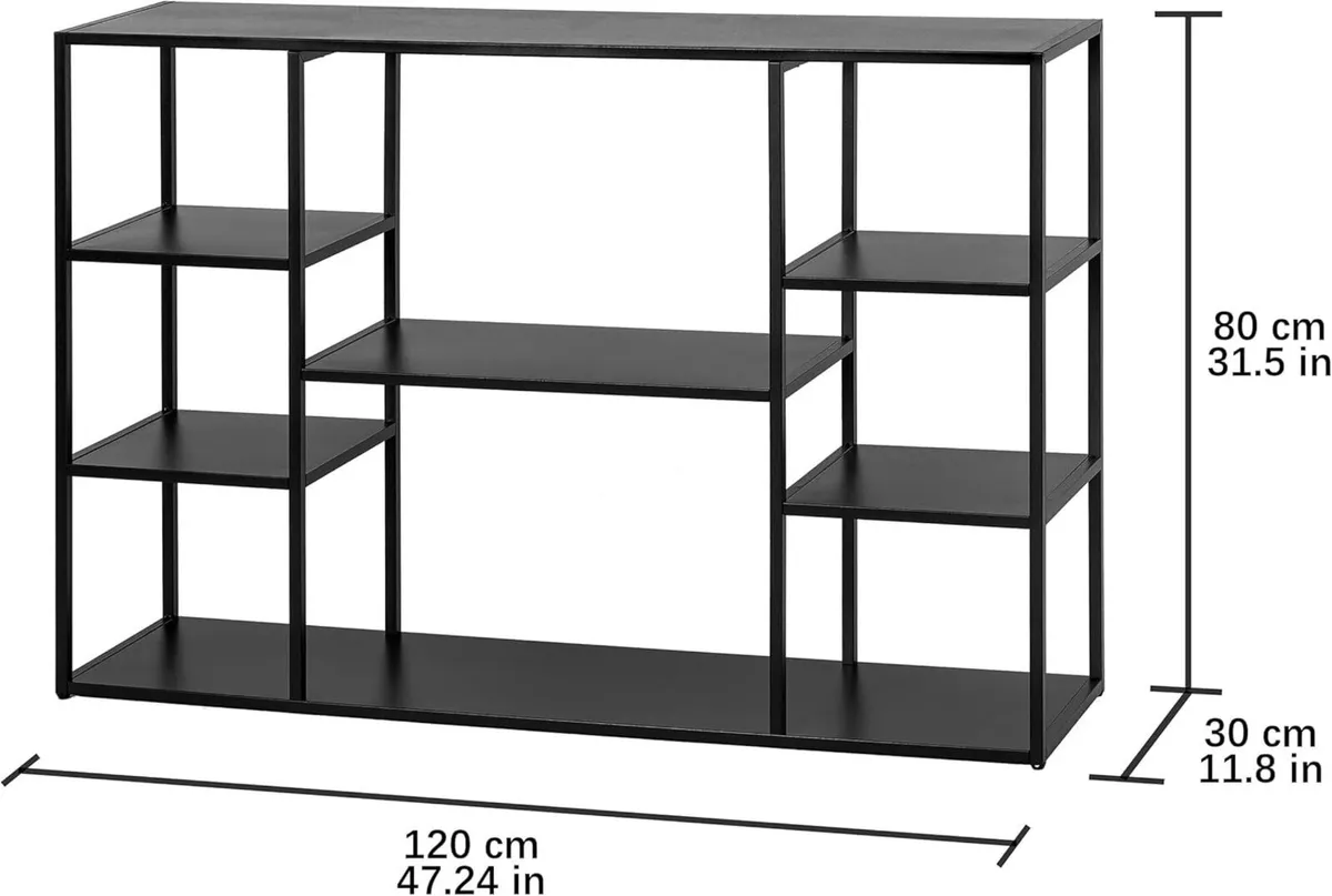 120cm Long Sofa Console Table Narrow Modern - Image 3