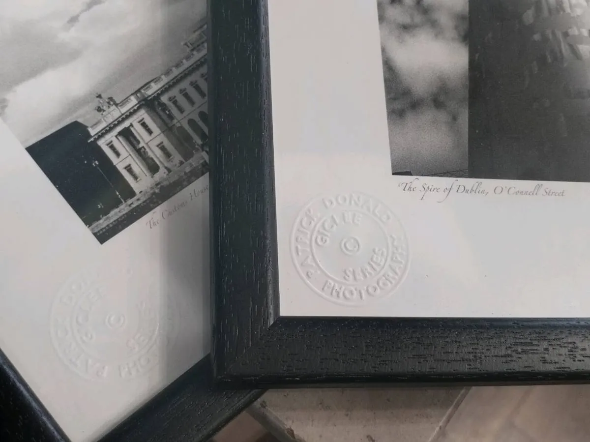 Patrick Donald Signed Dublin Photography. Framed - Image 2