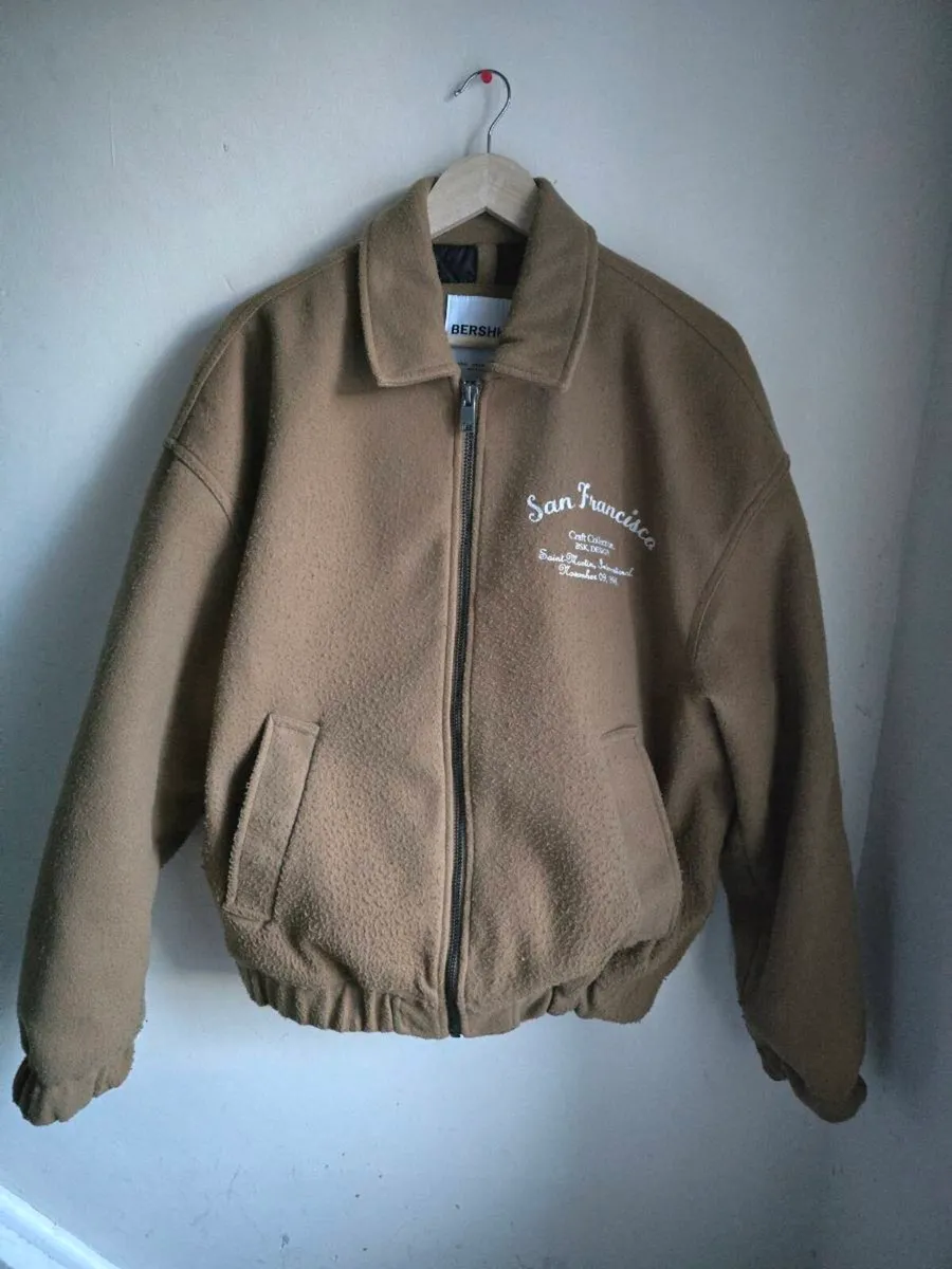 Bershka Mens Fleece Jacket - Image 1