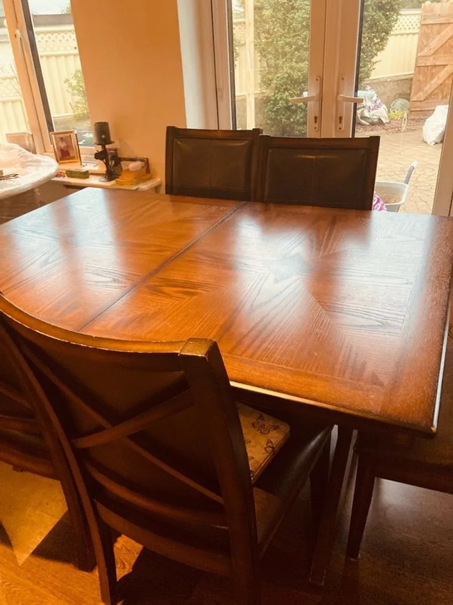 Stunning Solid Mahogany Extendable Dining Suite and Matching Coffee Table looking for a new home. - Image 2