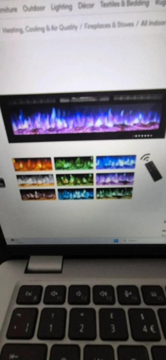 Electric Fireplace - Ideal for Media Wall - Image 3