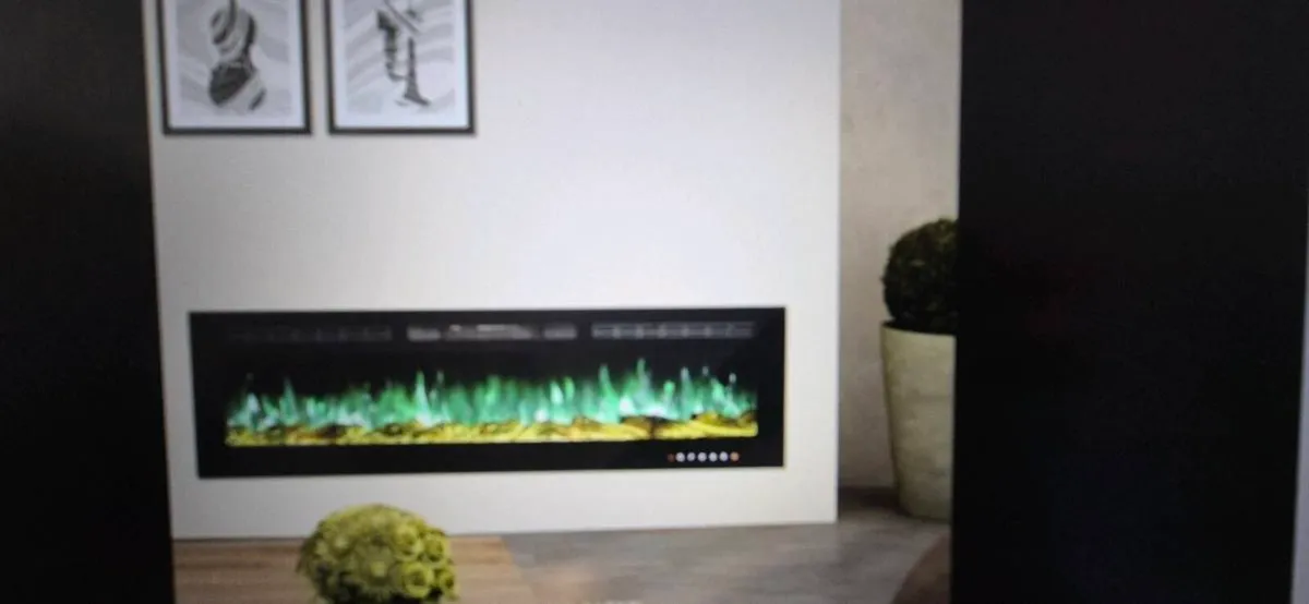 Electric Fireplace - Ideal for Media Wall - Image 1