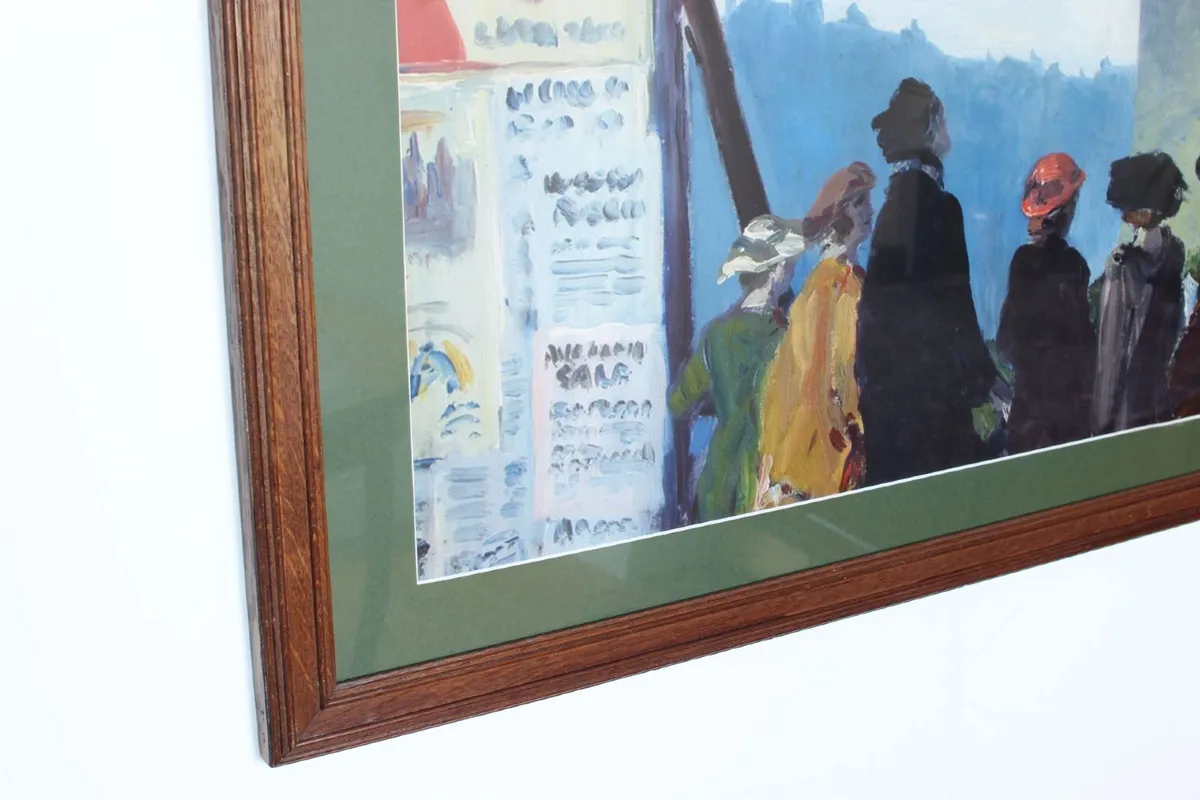 Large Jack B. Yeats Print in Vintage Frame - Image 3