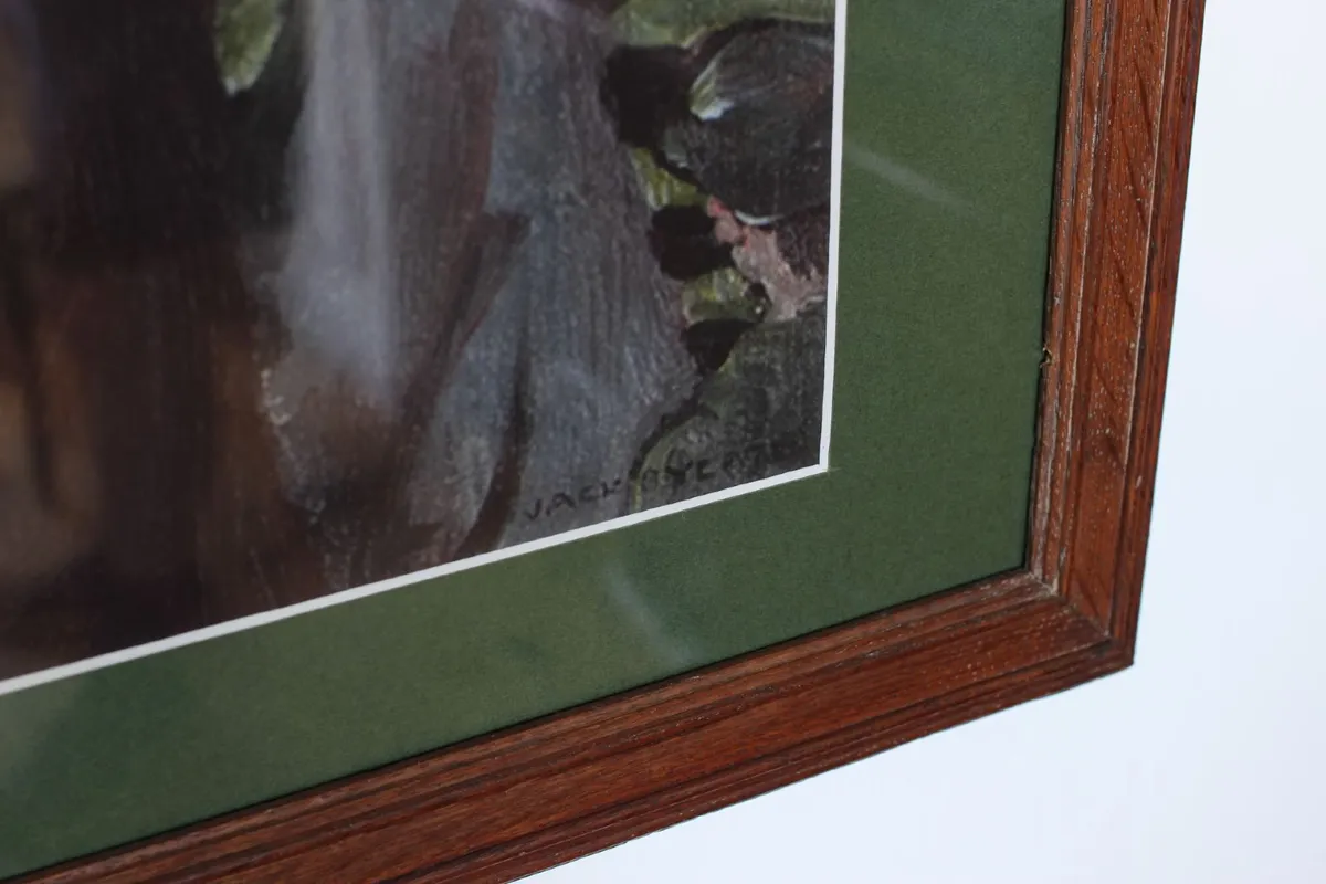Large Jack B. Yeats Print in Vintage Frame - Image 4
