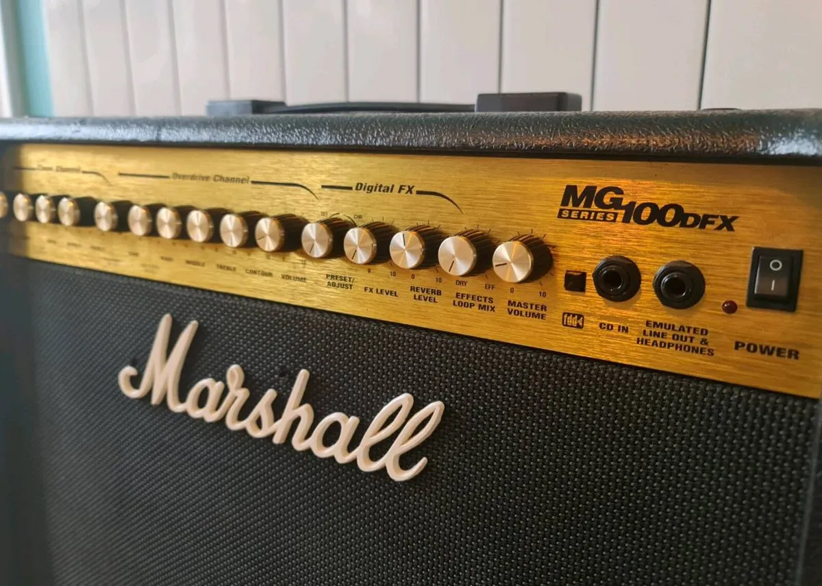 Marshall MG100 DFX 100W Guitar Amp - Image 4