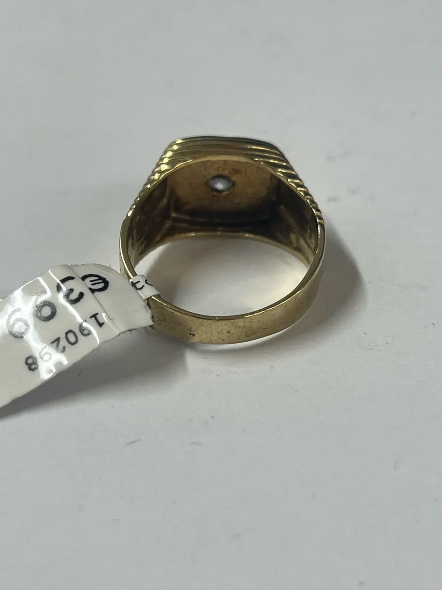 9k gold Cz ring - Image 4