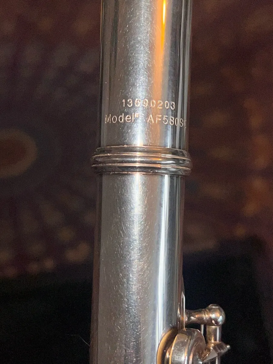 Silver Classical Haynes Amadeus AF580SE Flute - Image 2