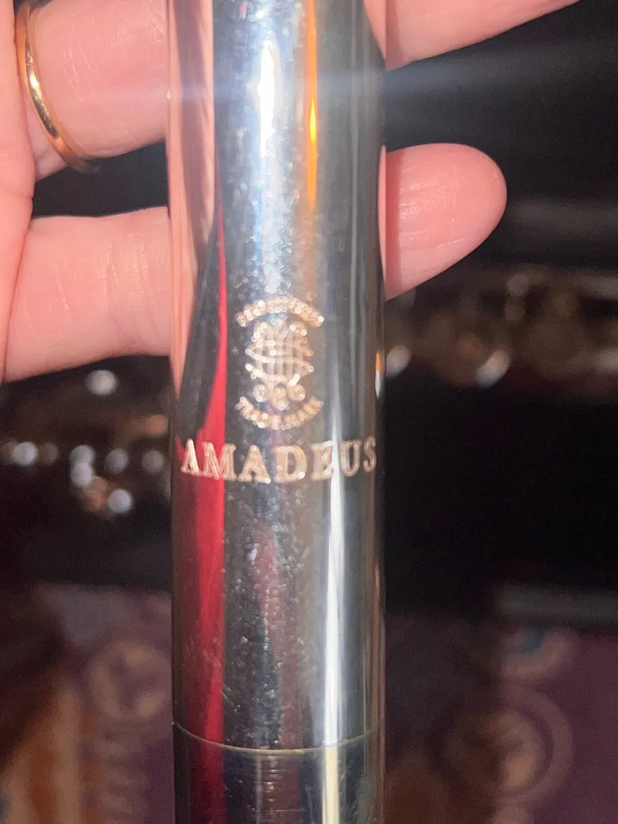 Silver Classical Haynes Amadeus AF580SE Flute - Image 3