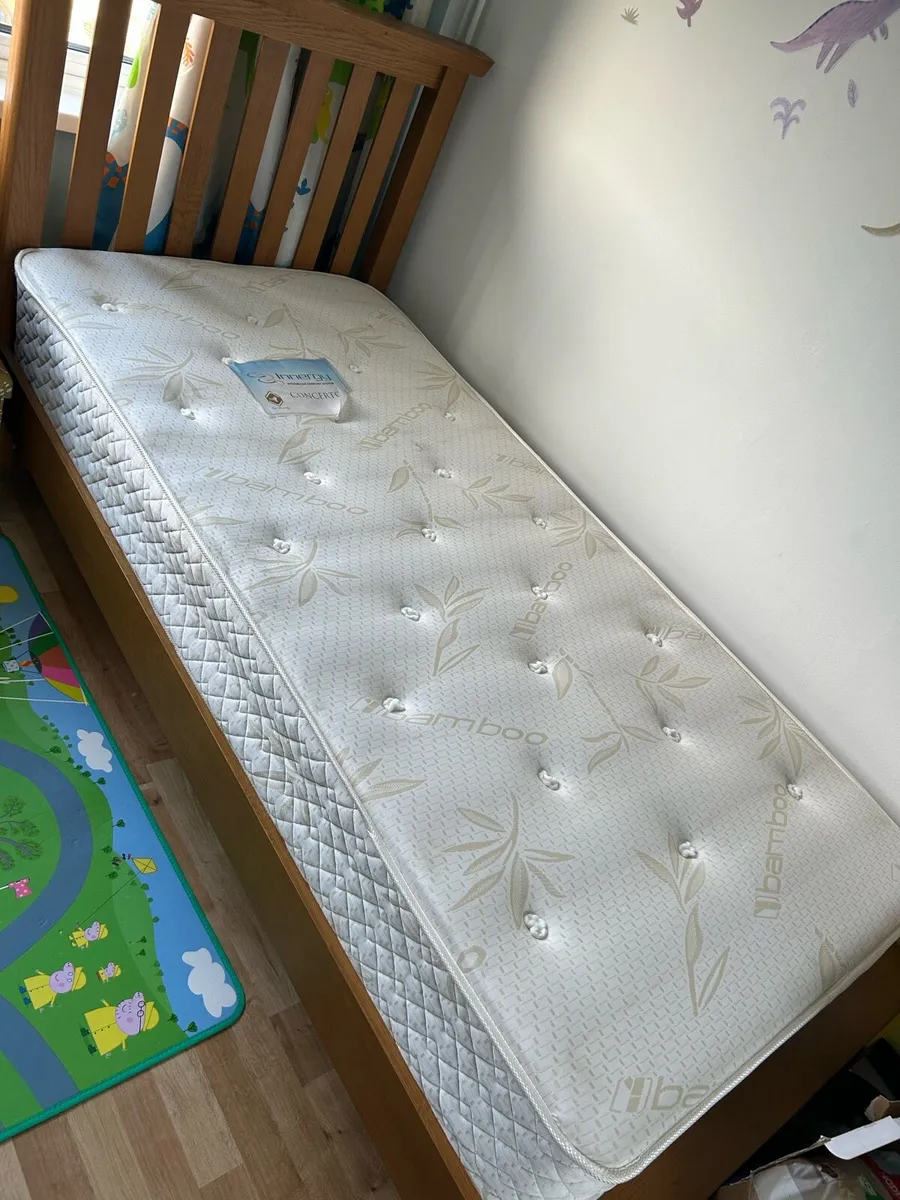 Solid Oak Single Bed - Image 2