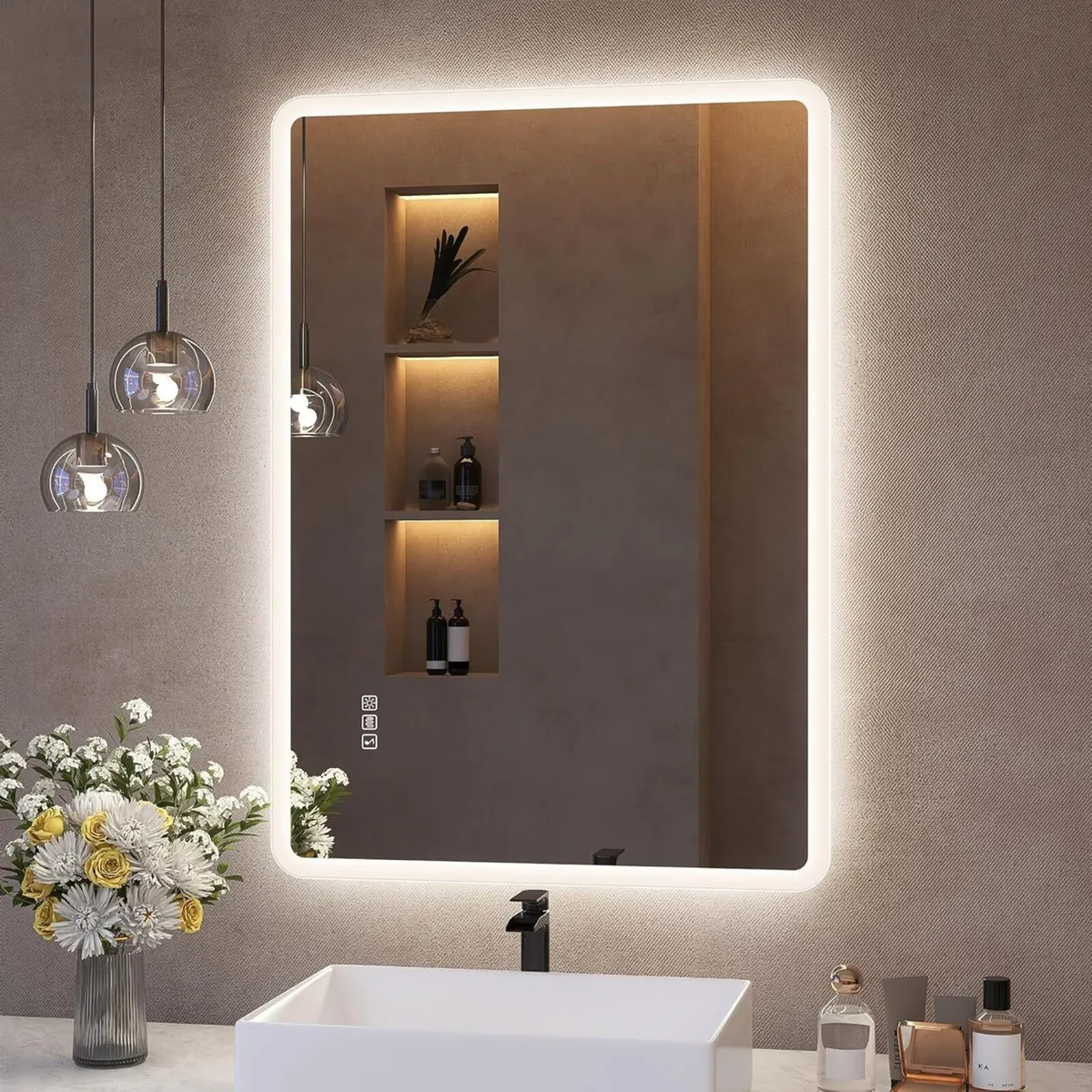 Bluetooth Bathroom-Mirror-with-LED-Lights 500x700 - Image 1