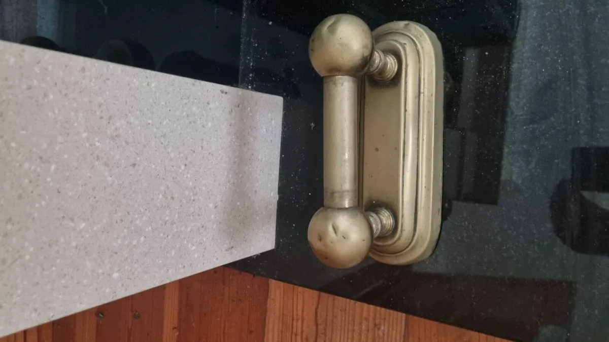 Antique Brass Fire Dogs - Image 4