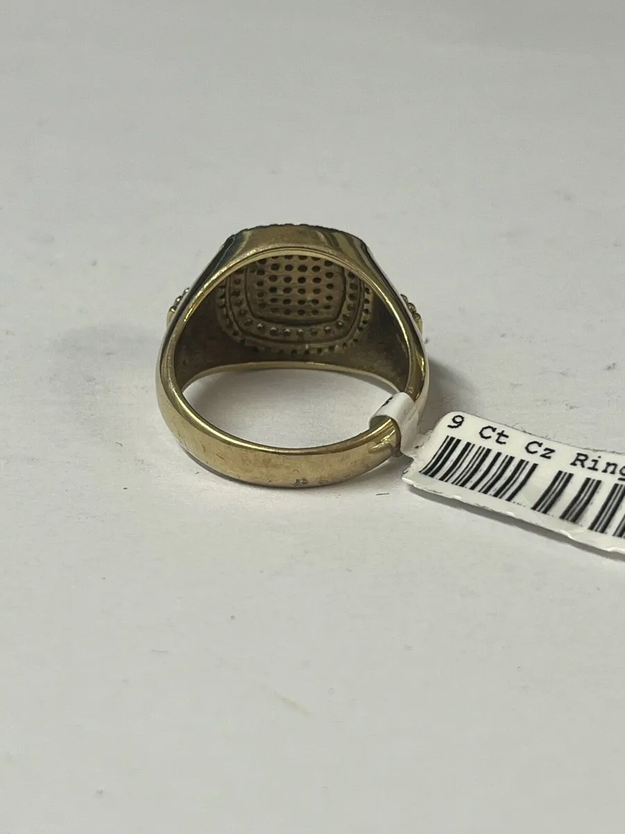 9k gold Cz ring. - Image 4