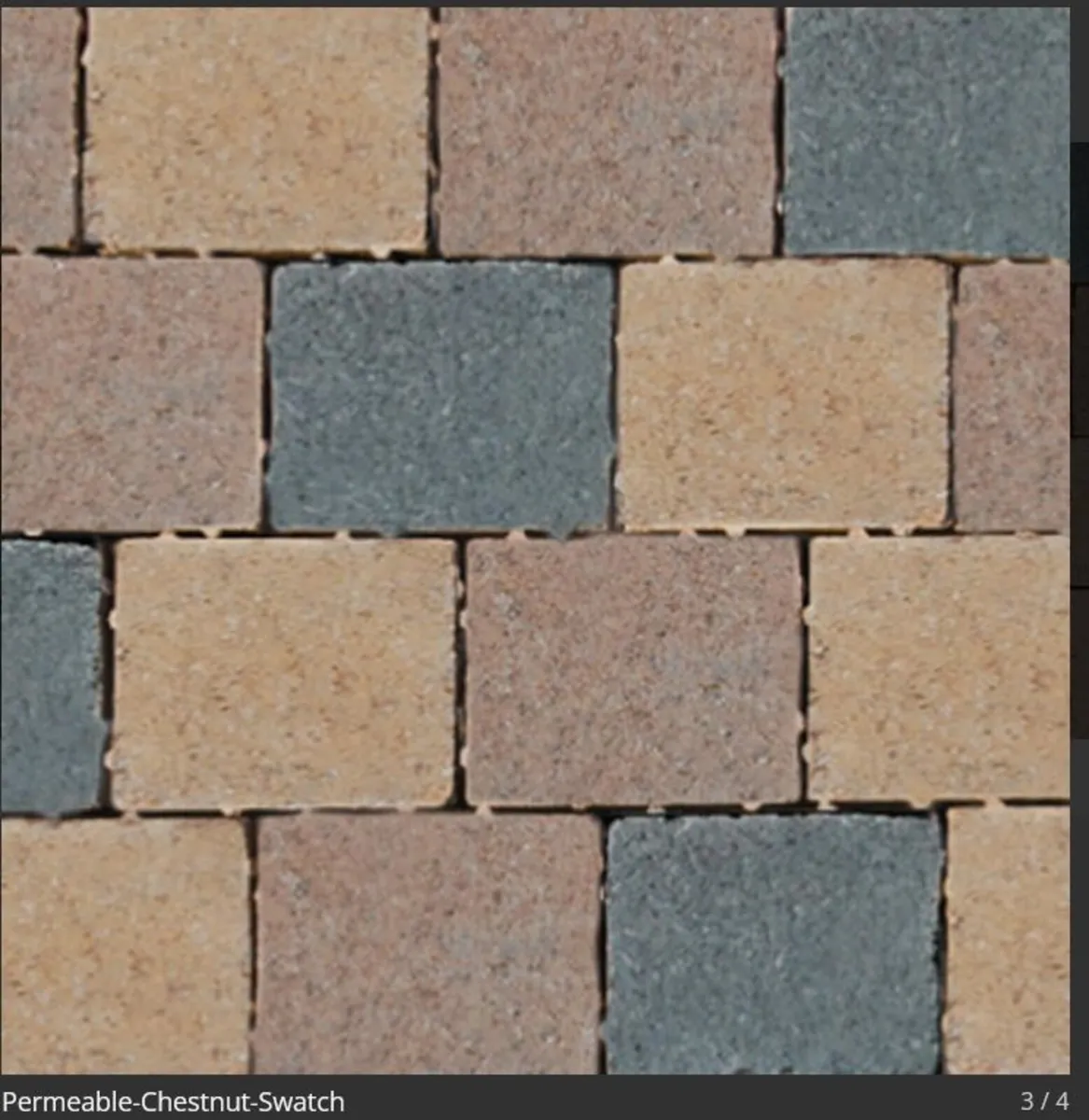 56m²  Chestnut Permeable Paving Job Lot