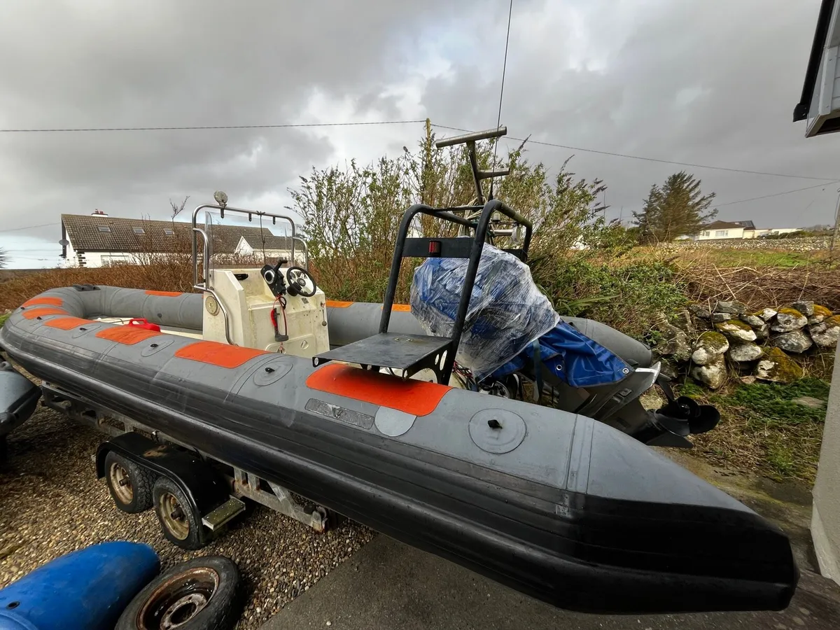 7.5m Valiant rib boat - Image 1