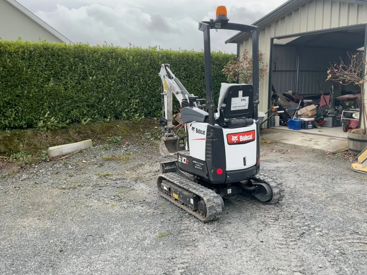 Mini excavator Bobcat E10Z with Trailer - Image 3