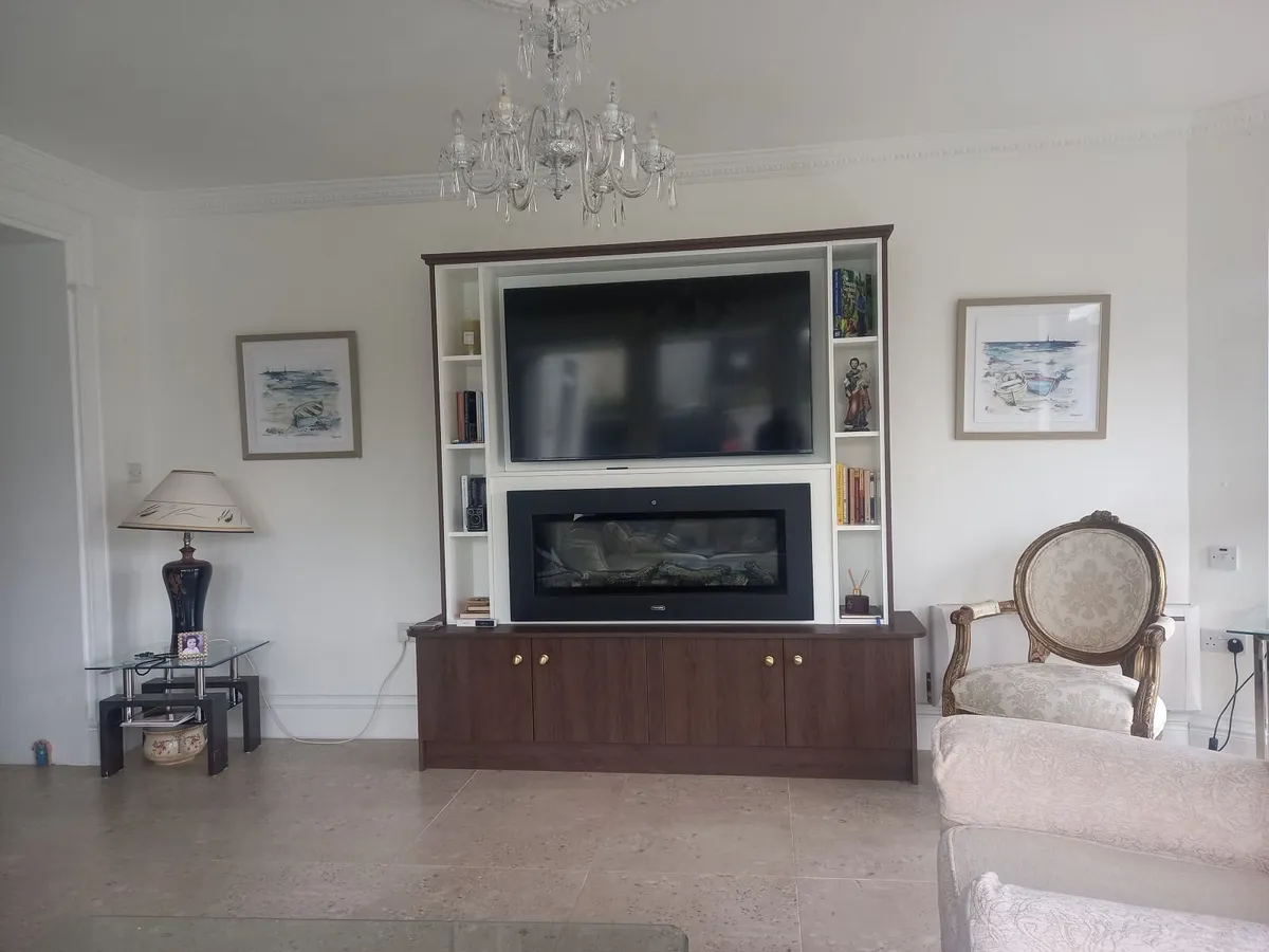 Bespoke living room TV, Electric Fire ,Display & U - Image 4