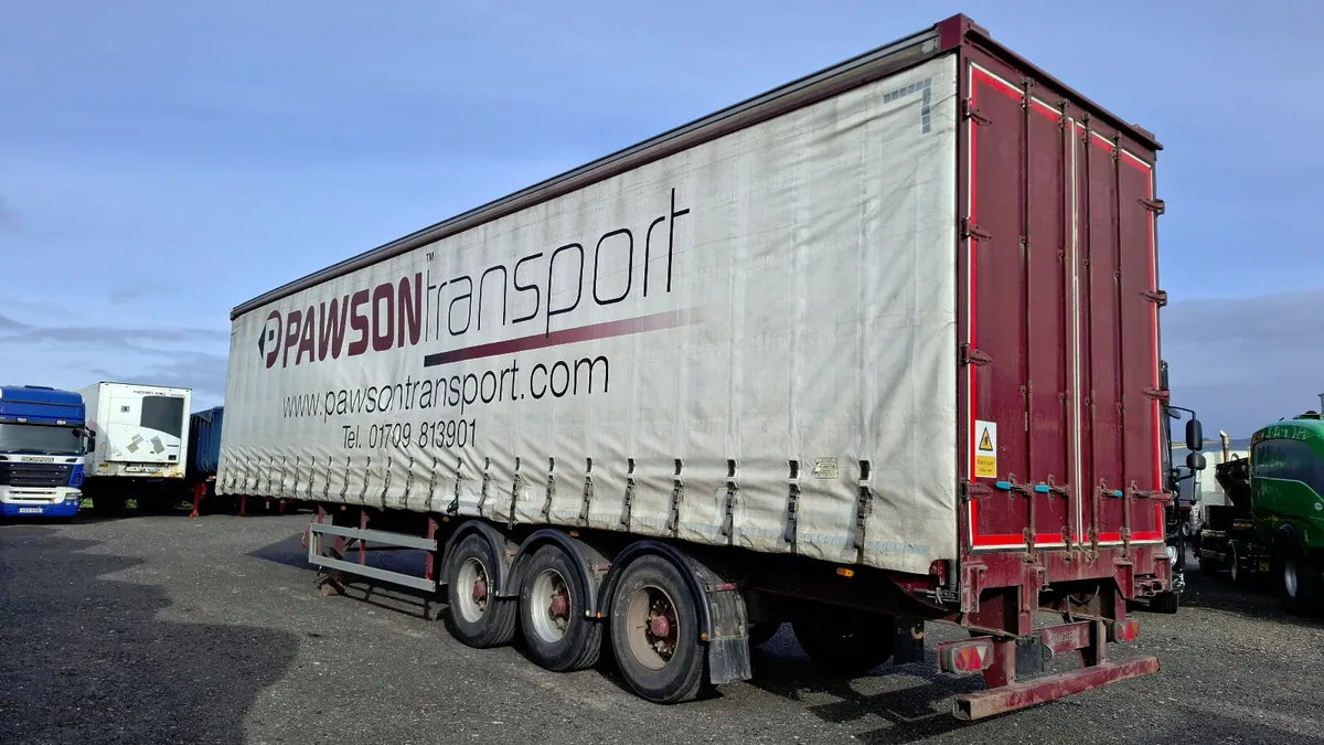 2012 Cart Wright Curtain Side Trailer , 3 Axle - Image 4