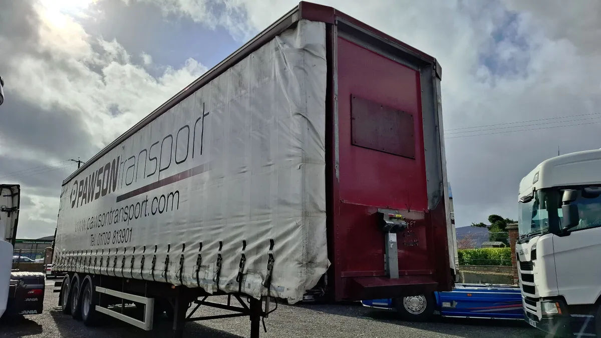 2012 Cart Wright Curtain Side Trailer , 3 Axle - Image 1