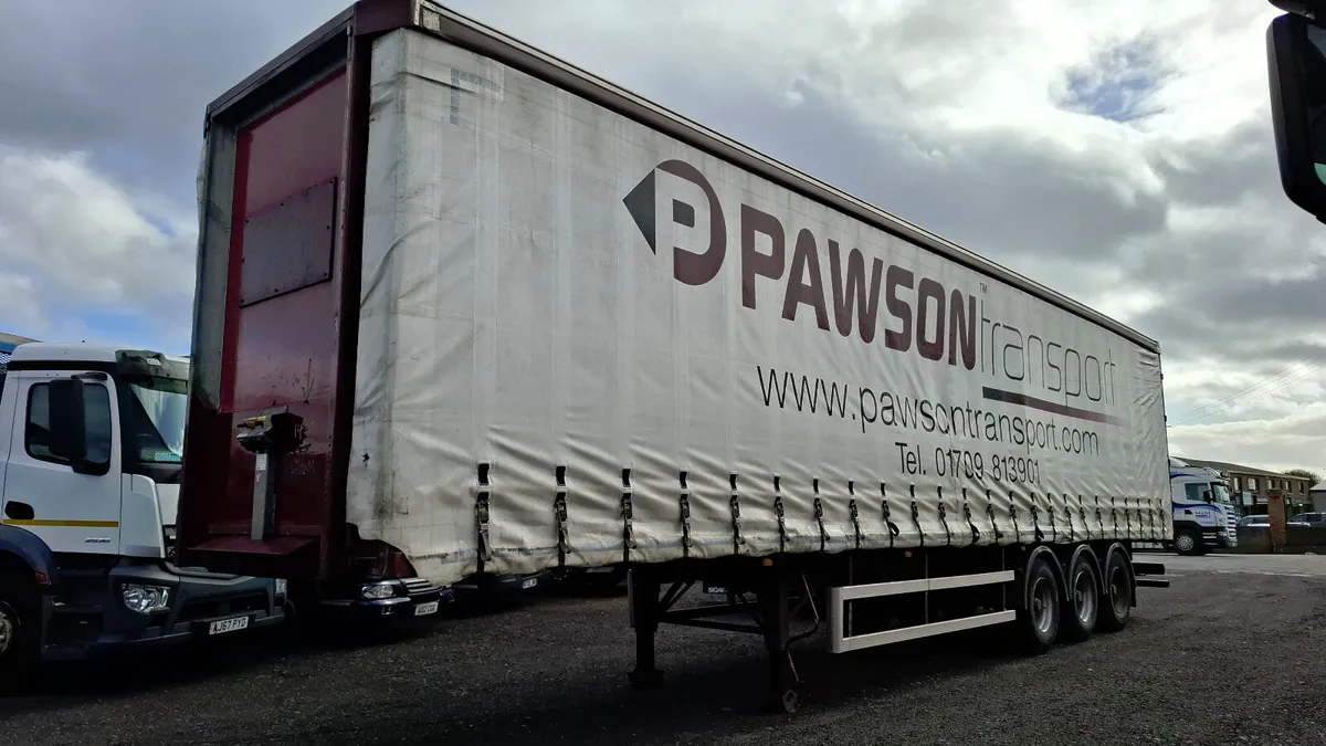 2012 Cart Wright Curtain Side Trailer , 3 Axle - Image 3