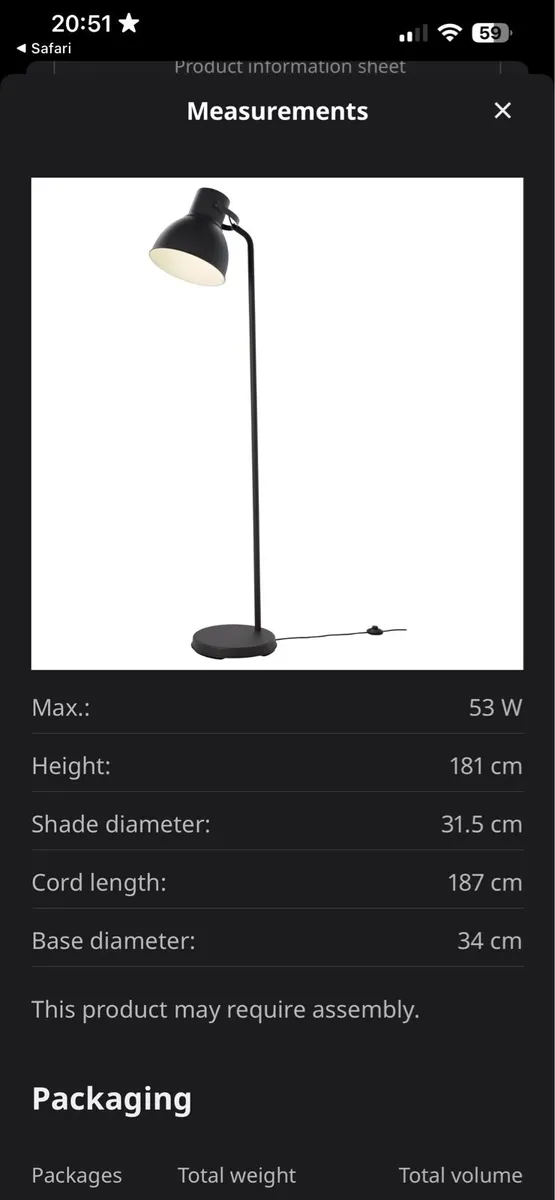 IKEA FLOOR TABLE - Image 1