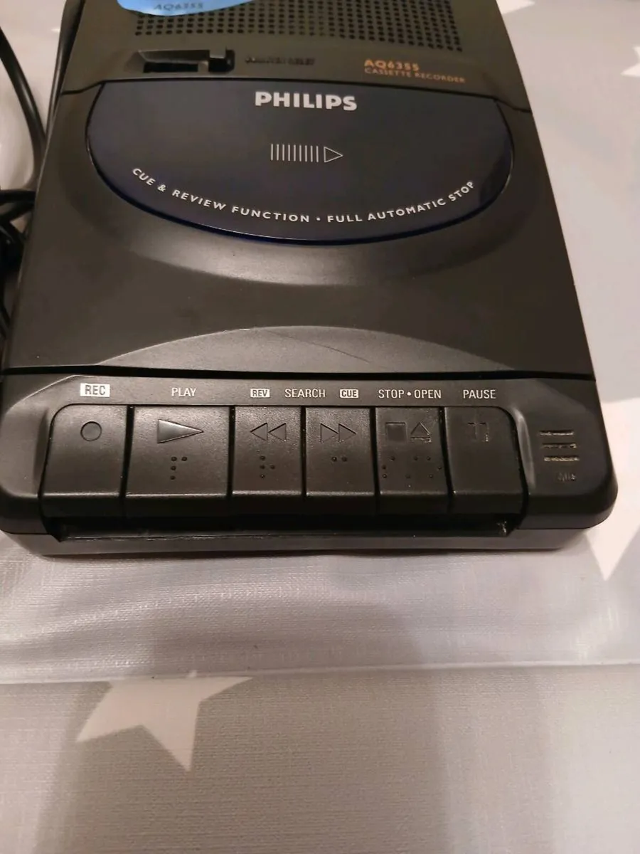 Phillips cassette recorder - Image 2