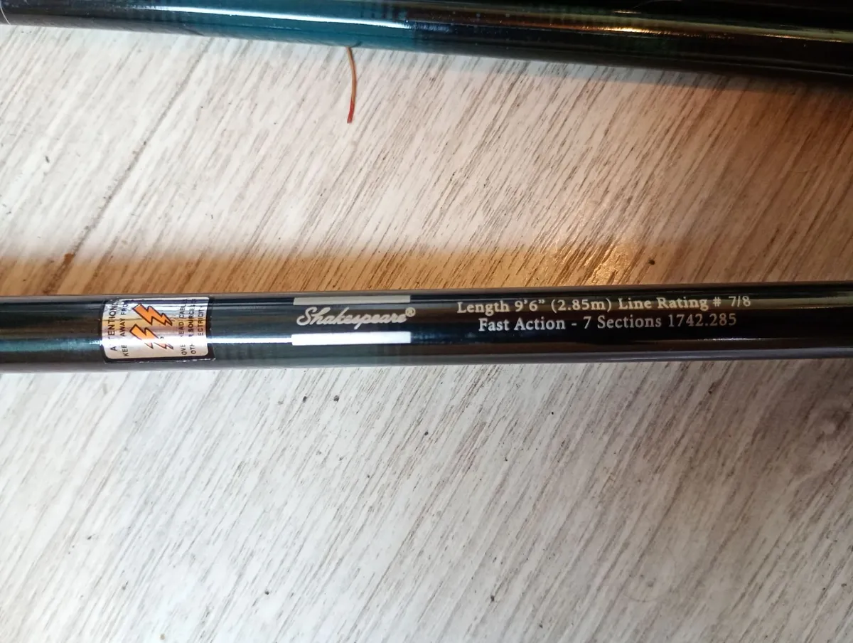 Shakespeare 9ft 6in fly rodFishing rod - Image 3