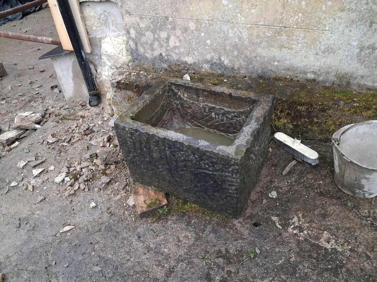 Stone water trough