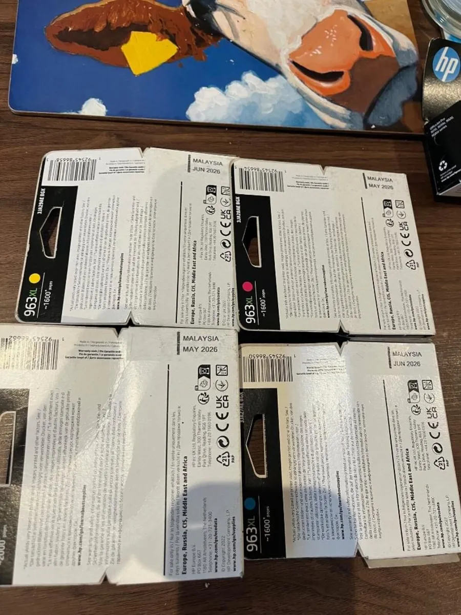 1 Full Set of Original HP 963XL Ink Cartridges - Image 2